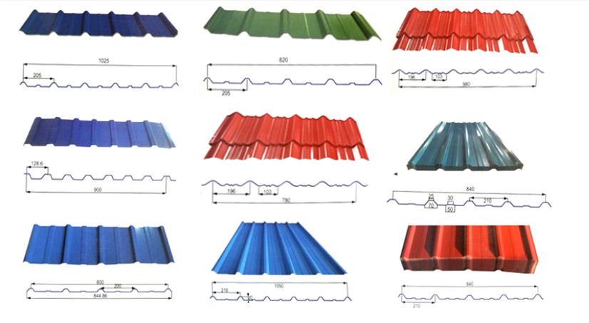 Color Coated Corrugated Steel Plate